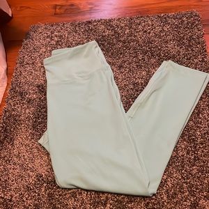 Teal leggings capri